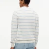 Maglione classico a righe con collo rotondo Maglione classico a righe con collo rotondo