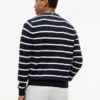 Maglione classico a righe con collo rotondo Maglione classico a righe con collo rotondo