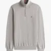 Maglione classico con zip a un quarto Maglione classico con zip a un quarto