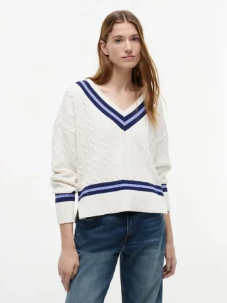 Maglione Cricket a trecce
