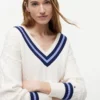 Maglione Cricket a trecce Maglione Cricket a trecce