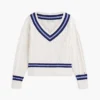Maglione Cricket a trecce Maglione Cricket a trecce