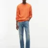 Maglione girocollo a trecce Maglione girocollo a trecce
