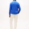 Maglione girocollo a trecce Maglione girocollo a trecce
