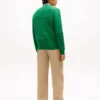 Maglione girocollo a trecce Maglione girocollo a trecce