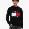 Maglione girocollo con logo bandiera Tommy Jeans