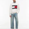 Maglione girocollo con logo bandiera Tommy Jeans