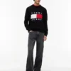 Maglione girocollo con logo bandiera Tommy Jeans