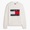 Maglione girocollo con logo bandiera Tommy Jeans
