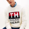 Maglione girocollo con logo Sailing Maglione girocollo con logo Sailing