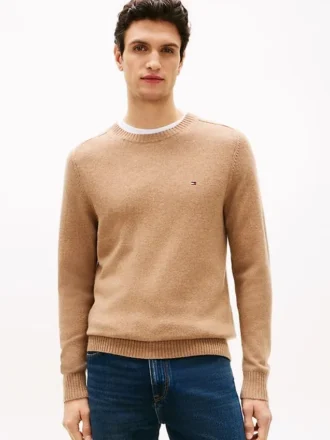 Maglione girocollo in lana d’agnello