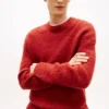Maglione girocollo in misto lana di alpaca