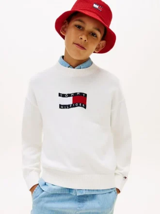 Maglione per bambini con logo Wavy Flag