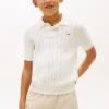 Maglione polo a maglia larga per bambini Maglione polo a maglia larga per bambini
