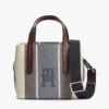 Mini borsa a tracolla in jacquard a righe Mini borsa a tracolla in jacquard a righe