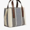 Mini borsa a tracolla in jacquard a righe Mini borsa a tracolla in jacquard a righe