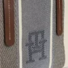 Mini borsa a tracolla in jacquard a righe Mini borsa a tracolla in jacquard a righe