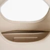 Mini borsa tote con logo metallico e effetto granulato Mini borsa tote con logo metallico e effetto granulato