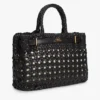 Mini borsa tote in pelle intrecciata Mini borsa tote in pelle intrecciata
