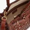 Mini borsa tote in pelle intrecciata Mini borsa tote in pelle intrecciata