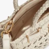 Mini borsa tote in pelle intrecciata Mini borsa tote in pelle intrecciata