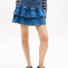 Mini gonna a balze in chambray Tommy Jeans Mini gonna a balze in chambray Tommy Jeans