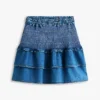 Mini gonna a balze in chambray Tommy Jeans Mini gonna a balze in chambray Tommy Jeans