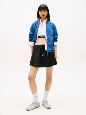 Mini gonna con nastro con logo Tommy Jeans Mini gonna con nastro con logo Tommy Jeans