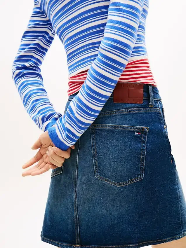 Mini gonna in denim a vita alta Tommy Jeans Mini gonna in denim a vita alta Tommy Jeans