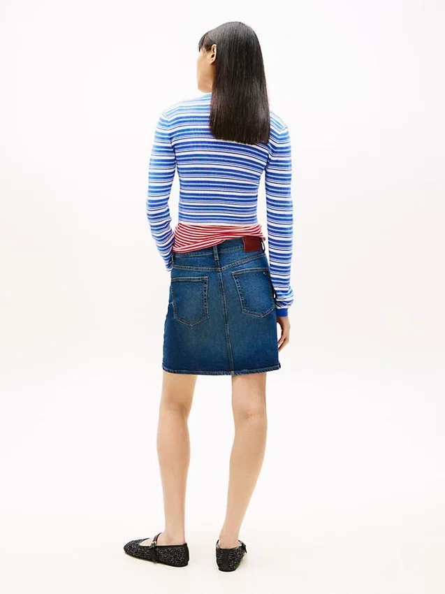 Mini gonna in denim a vita alta Tommy Jeans Mini gonna in denim a vita alta Tommy Jeans