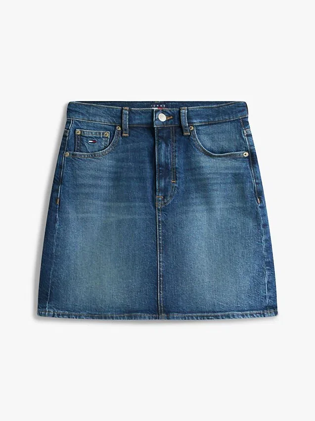 Mini gonna in denim a vita alta Tommy Jeans Mini gonna in denim a vita alta Tommy Jeans