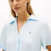 Miniabito a camicia in lino Miniabito a camicia in lino