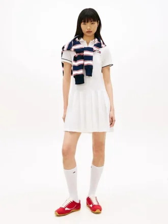 Miniabito a pieghe Tommy Jeans