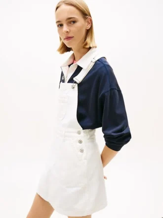Miniabito a salopette in denim Tommy Jeans