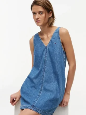 Miniabito in denim Tommy Jeans