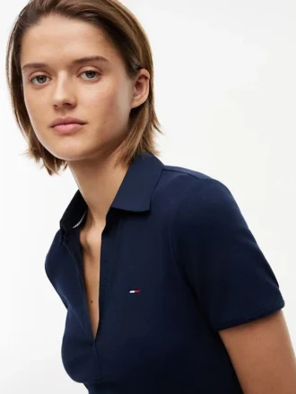 Miniabito polo in tessuto misto Tommy Jeans