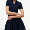 Miniabito polo in tessuto misto Tommy Jeans Miniabito polo in tessuto misto Tommy Jeans
