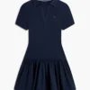 Miniabito polo in tessuto misto Tommy Jeans Miniabito polo in tessuto misto Tommy Jeans