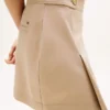 Minigonna in twill a pieghe Minigonna in twill a pieghe