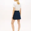 Minigonna in twill a pieghe Minigonna in twill a pieghe