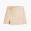Minigonna in twill a pieghe Minigonna in twill a pieghe