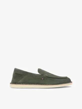 Mocassini slip-on in pelle scamosciata