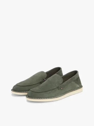 Mocassini slip-on in pelle scamosciata