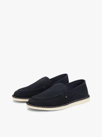 Mocassini slip-on in pelle scamosciata