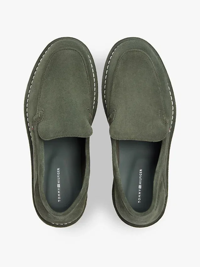 Mocassini slip-on in pelle scamosciata Mocassini slip-on in pelle scamosciata