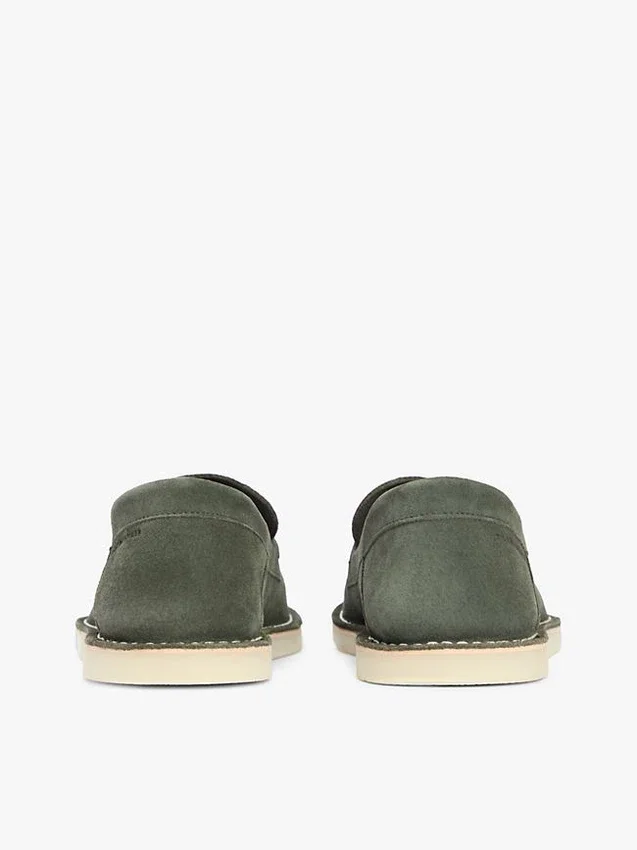 Mocassini slip-on in pelle scamosciata Mocassini slip-on in pelle scamosciata