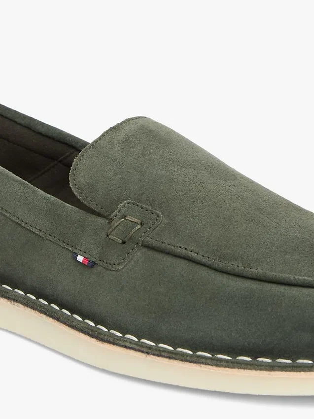 Mocassini slip-on in pelle scamosciata Mocassini slip-on in pelle scamosciata