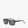 Occhiali da sole classici con montatura rettangolare Occhiali da sole classici con montatura rettangolare