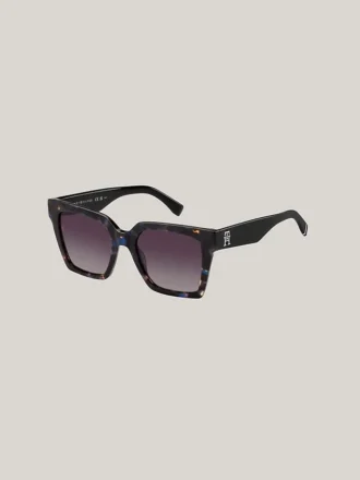 Occhiali da sole oversize a farfalla con logo TH