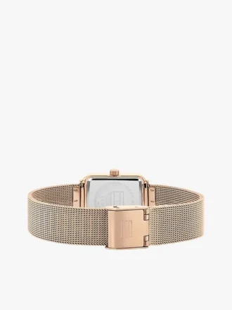 Orologio con quadrante quadrato impreziosito da cristalli da 21,3 mm